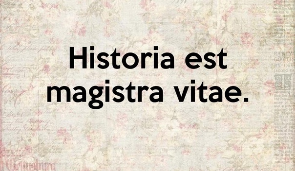 История - учительница жизни
