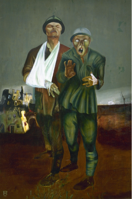 Ю.И.Пименов. Инвалиды войны. 1926. Русский музей. ЖБ-994.