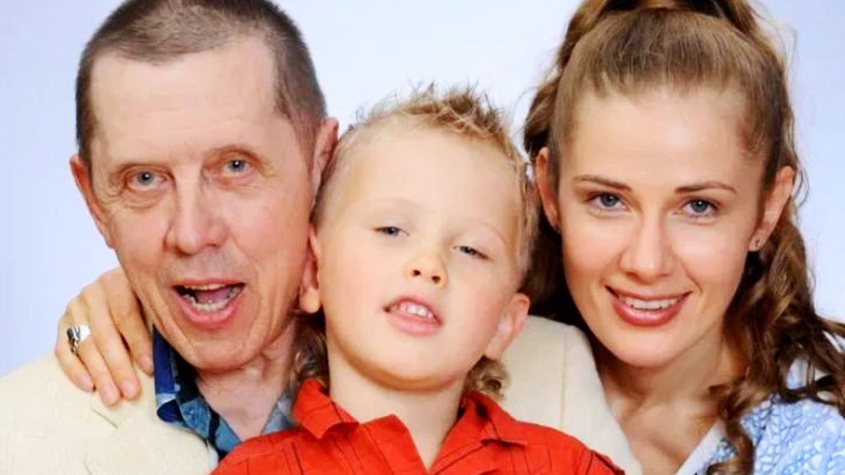 Валерий Золотухин с Ириной Линдт и сыном Иваном