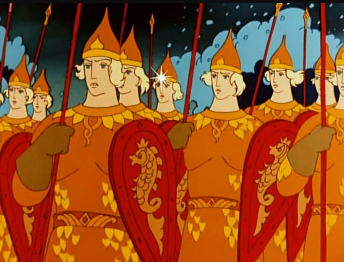 Советский мультфильм "Сказка о царе Салтане" 1984 года.