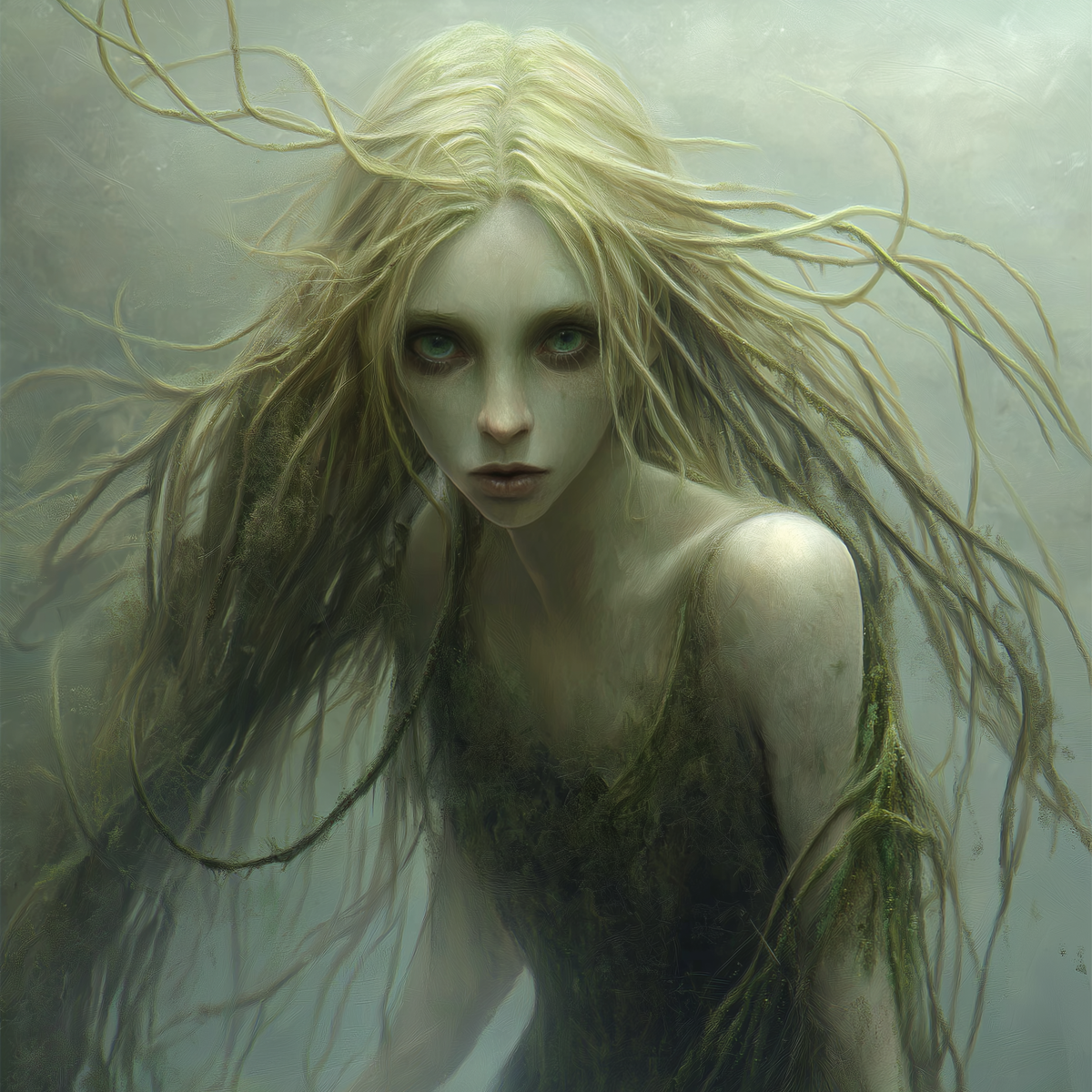 Кикимора болотная (нейросеть)