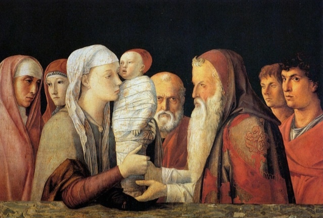 Джованни Беллини " Принесение во храм" Ок.1460