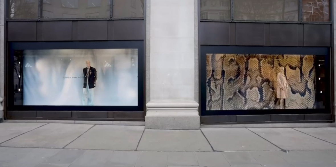 Dries Van Noten представил инсталляцию «Танцующие ткани» в Лондоне  