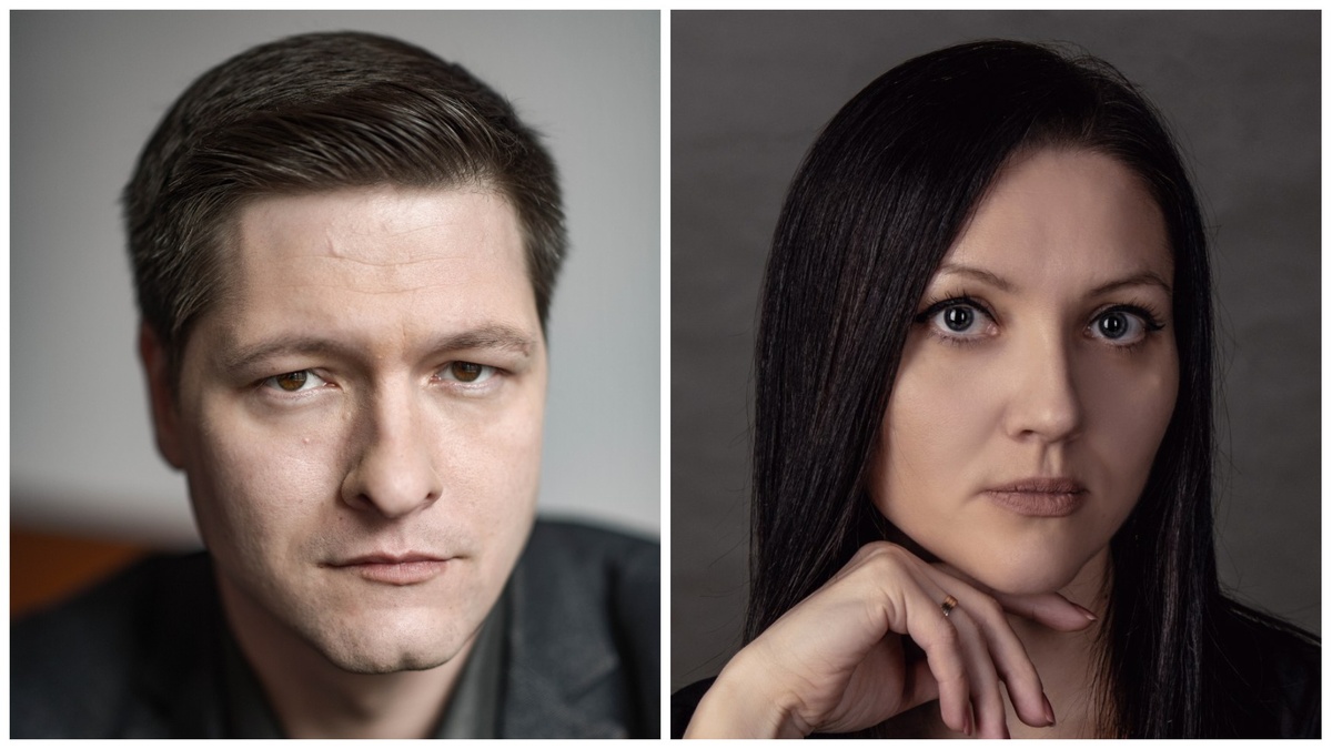 Актер Виталий Бисеров и его жена. Они почти сверстники. Майя старше мужа на один год