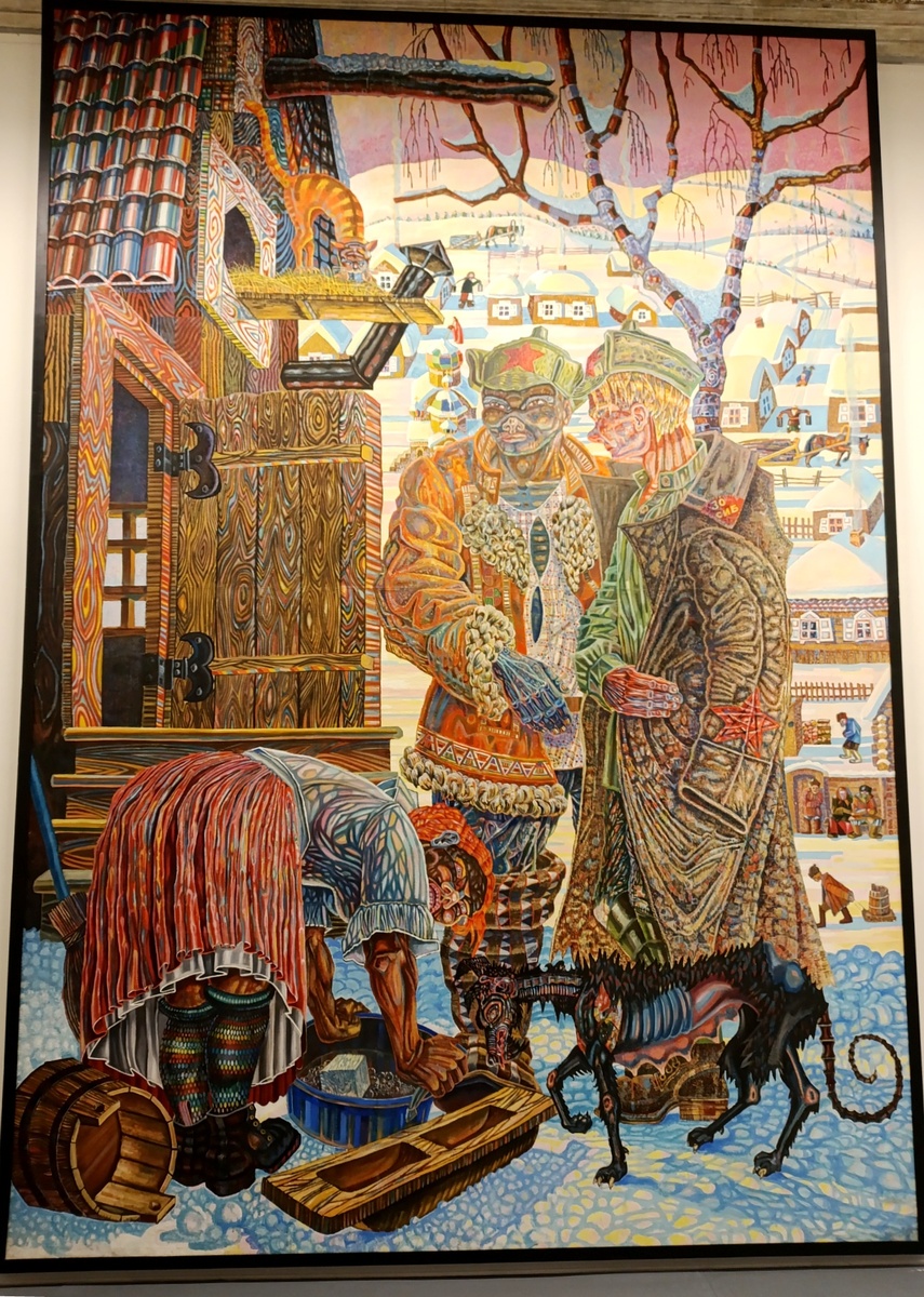 Юрий Хржановский. Сибирские партизаны. 1927 год. Холст, масло. МАИ