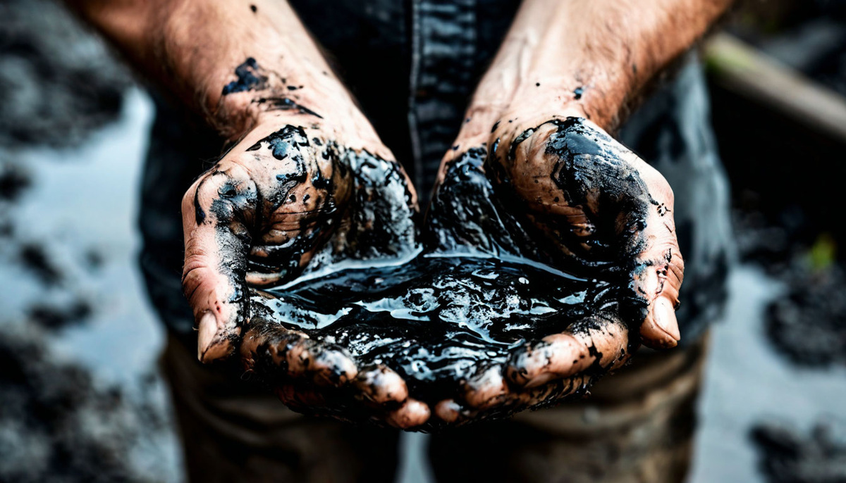 Мазут в руках - экологическая катастрофа в Черном море