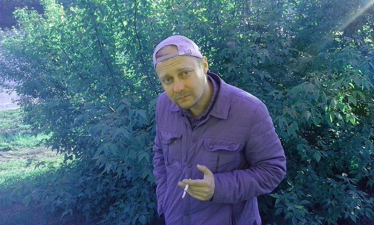 Виктор Iванiв, новосибирский поэт. Фото из архива ВК Виктора Iванiва