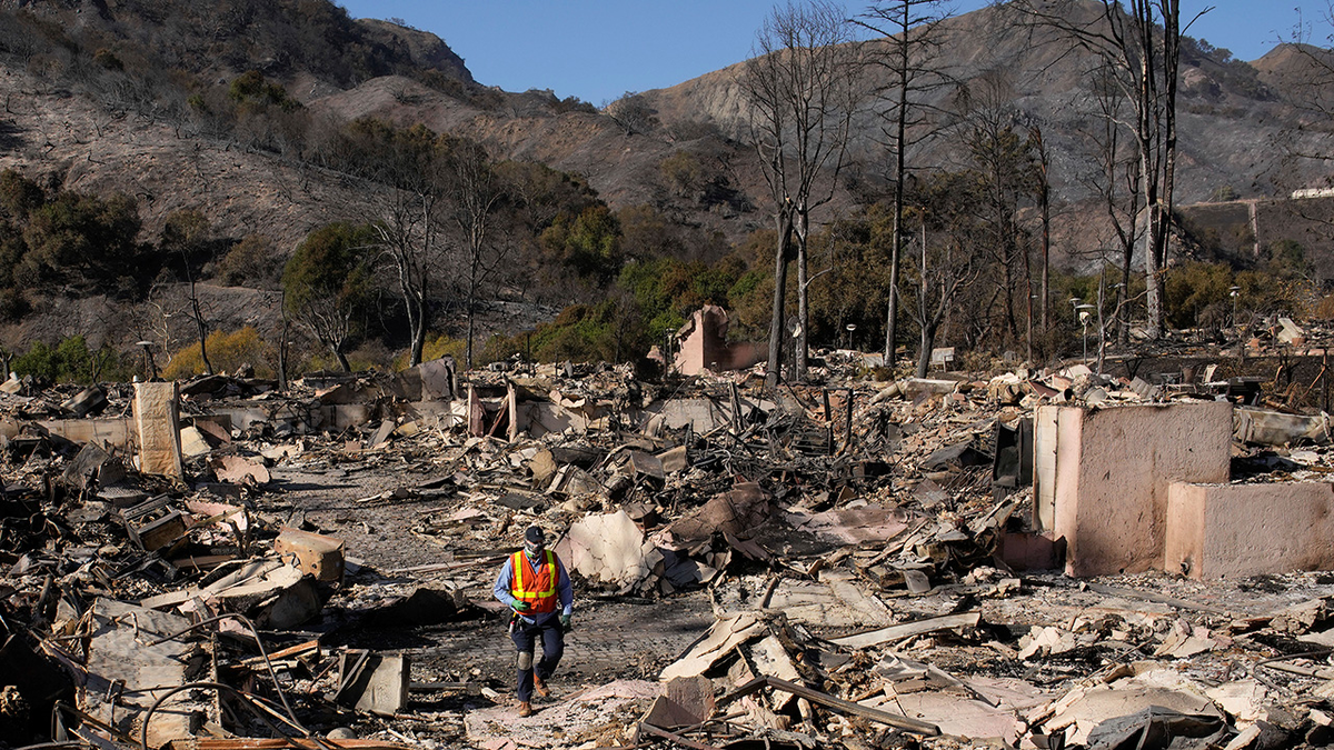 Тихоокеанские Палисады после пожаров. Photo by CAL FIRE/Flickr via Wikimedia Commons. Public Domain