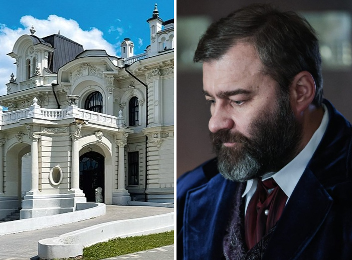 Усадьба Асеевых в Тамбове и кадр сериала «Купцы и дети».