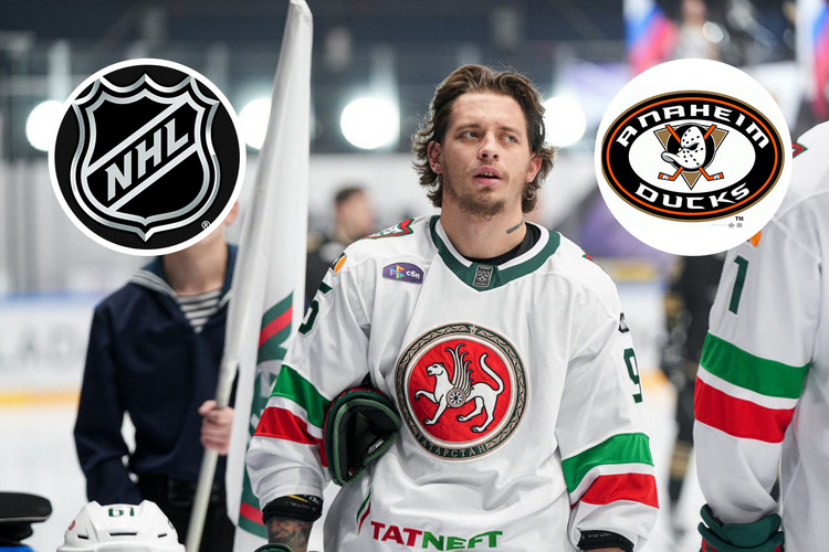    Нападающим «Ак Барса» Галимовым интересуется «Анахайм».   
Фото: ak-bars.ru / графика: «БИЗНЕС Online»