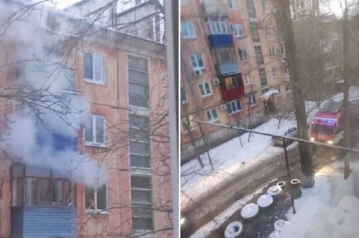    В Самаре во время тушения пожара в квартире пожарные спасли человека