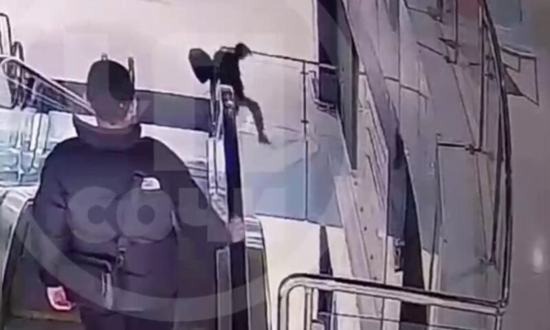    Скриншот видео t.me/chp_sochi