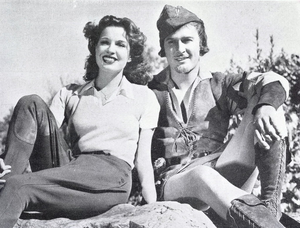 Эррол Флинн и Лили Дамита