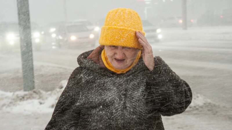     Буран в Барнауле, январь 2025. Дмитрий Лямзин