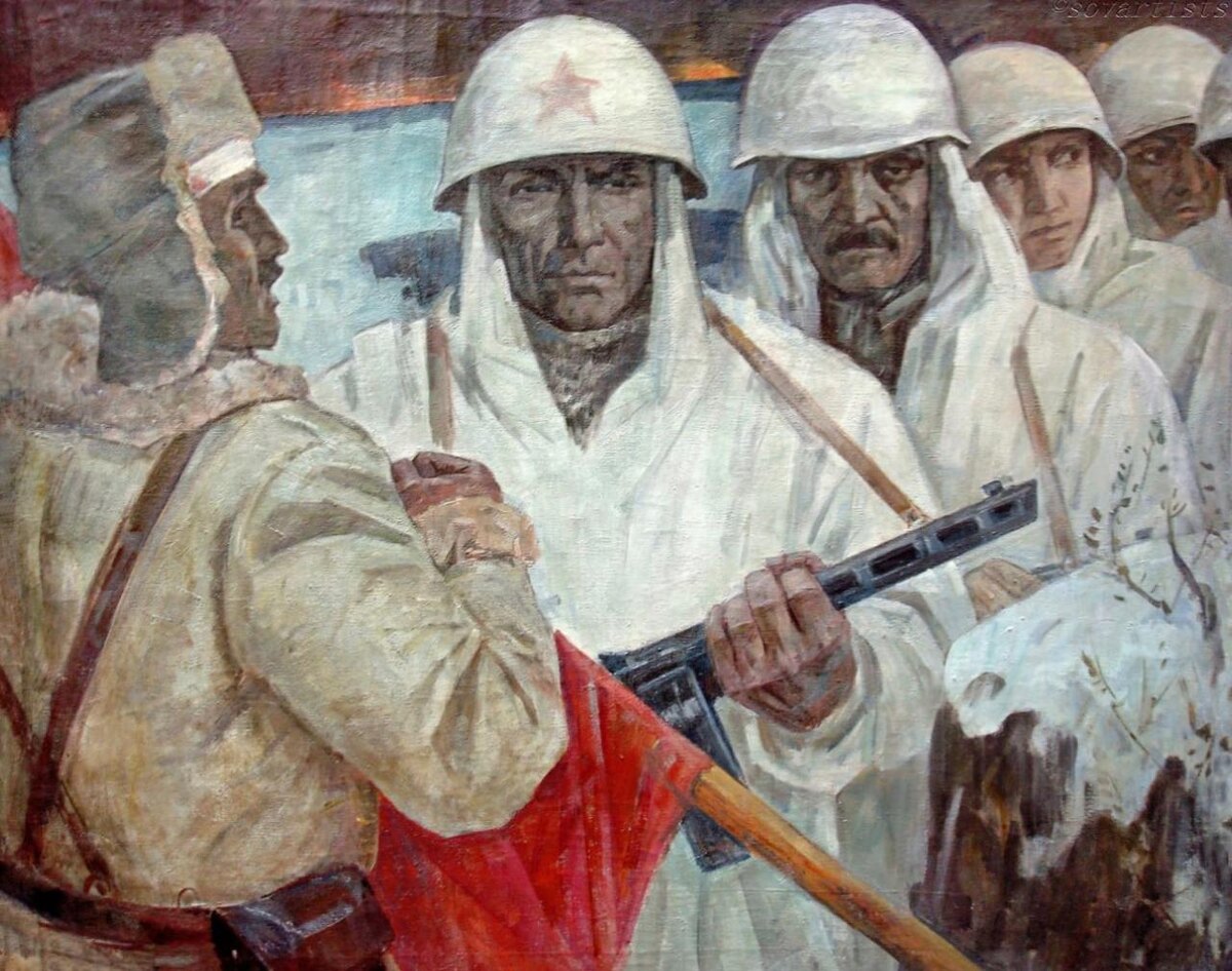Герман Безукладников. «Позади Москва». 1963