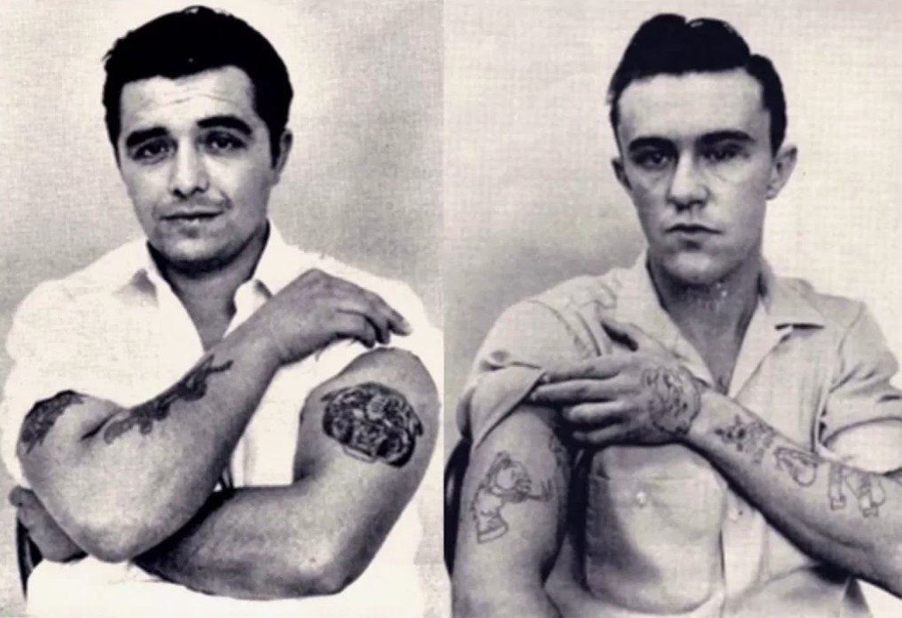 Фото убийц: слева Перри Смит, справа Ричард Хикок.