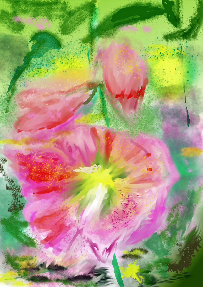 Первый рисунок в Крита.