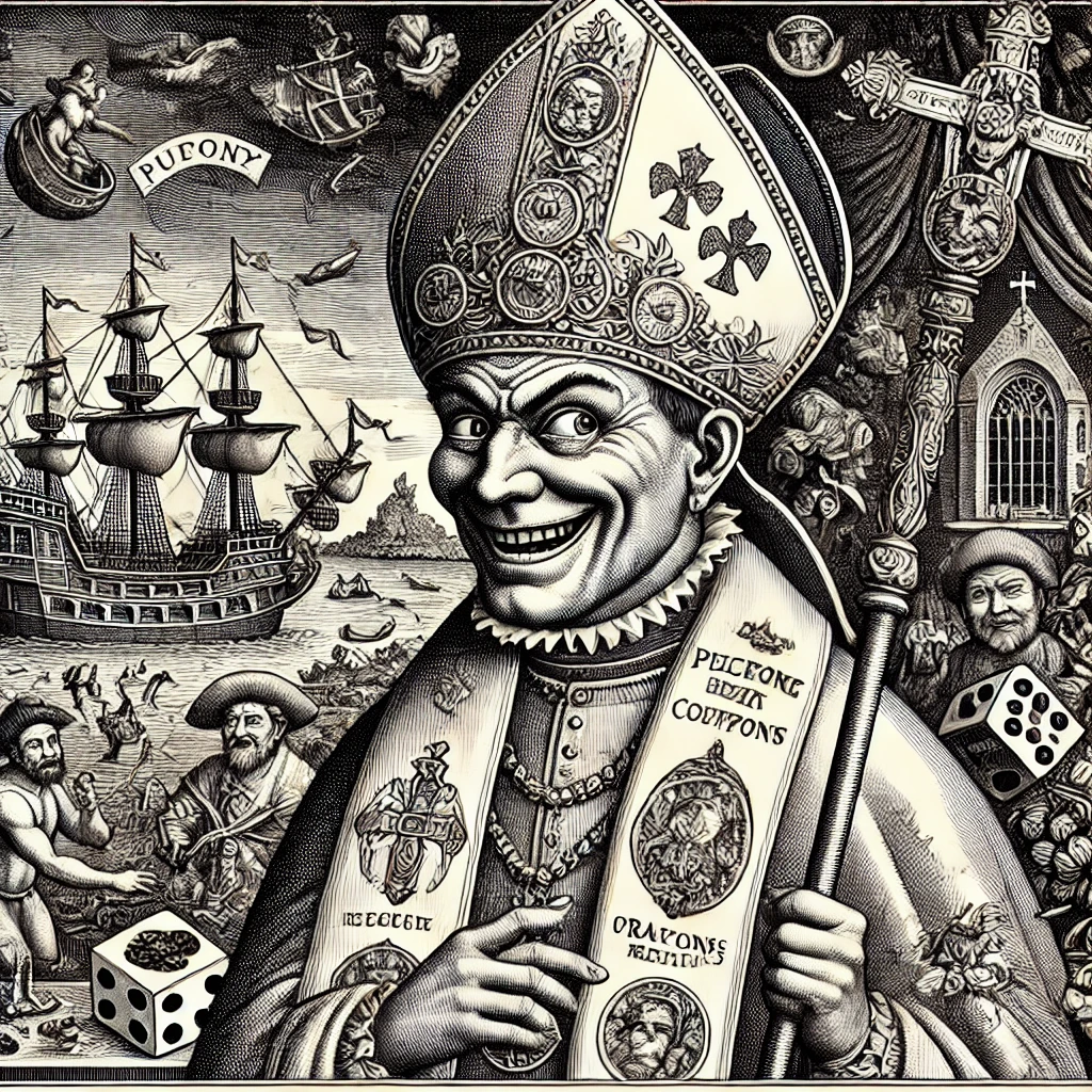 Ироническая гравюра  Бальтазар Косса