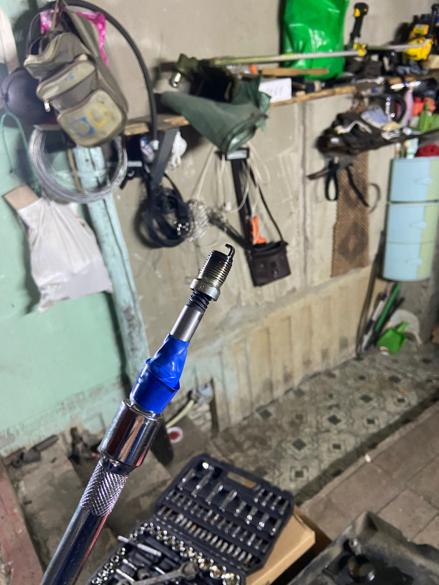 Остатки свечи 