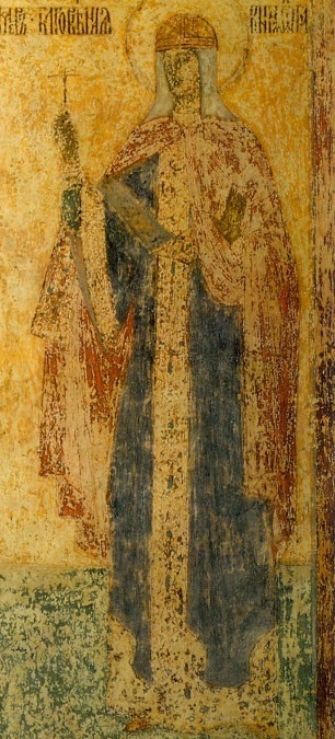 Святая равноапостольная княгиня Ольга. 16 в. Благовещенский собор. Кремль.