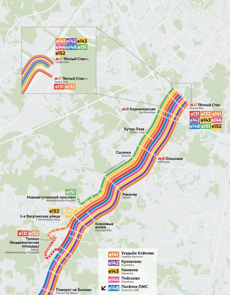     Схема новых экпресс-маршрутов. Источник: mos.ru Автор фото: Пресс-служба Мэра и Правительства Москвы