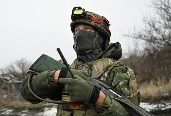    Военнослужащий ВС РФ в зоне СВО