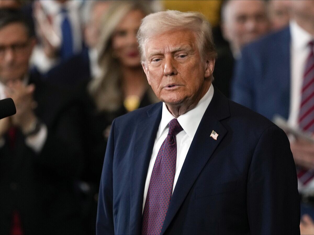    Дональд Трамп во время церемонии инаугурации в Вашингтоне© AP Photo / Julia Demaree Nikhinson