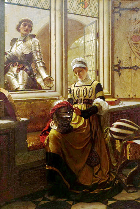 Эдмунт Лейтон. Знак любви, 1881. Художественная галерея Окленда, Новая Зеландия