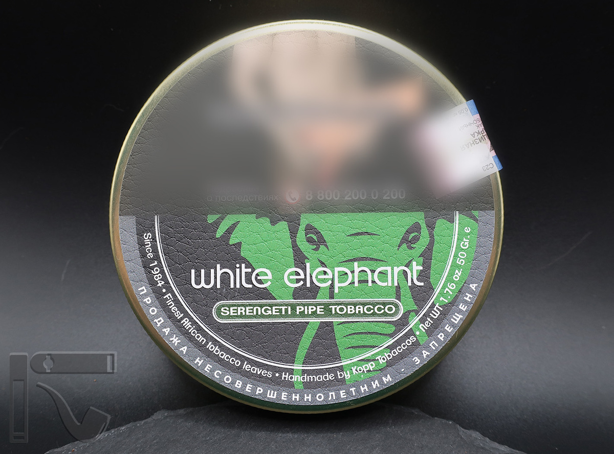 Трубочный табак White Elephant Serengeti. Фото:©канал "Уголок Курильщика"