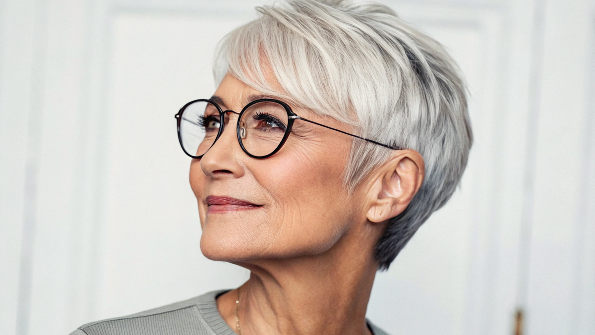 Гарсон с длинной чёлкой