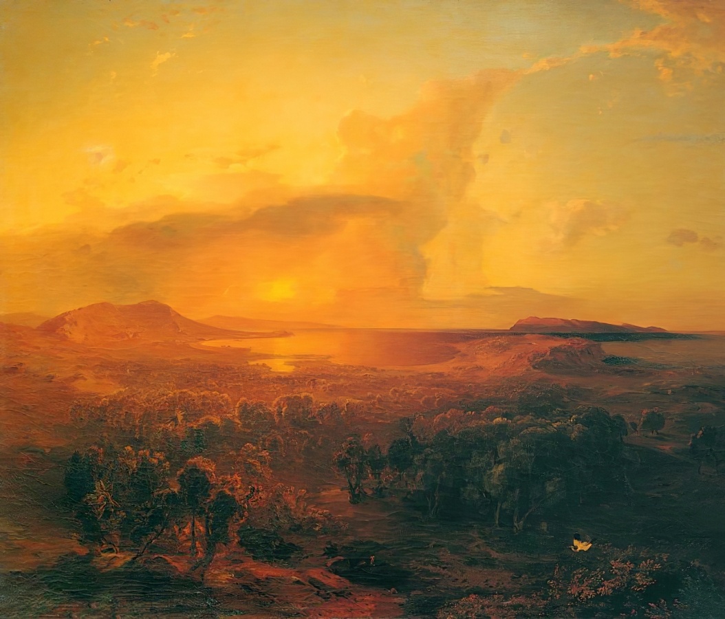 Греческий пейзаж. Художник Карл Ротман