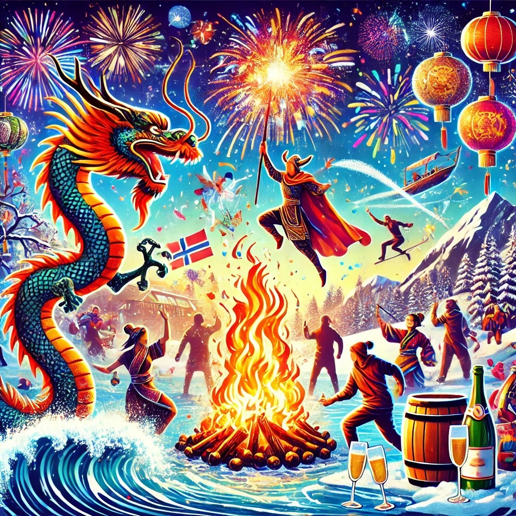 Новый год по всему миру