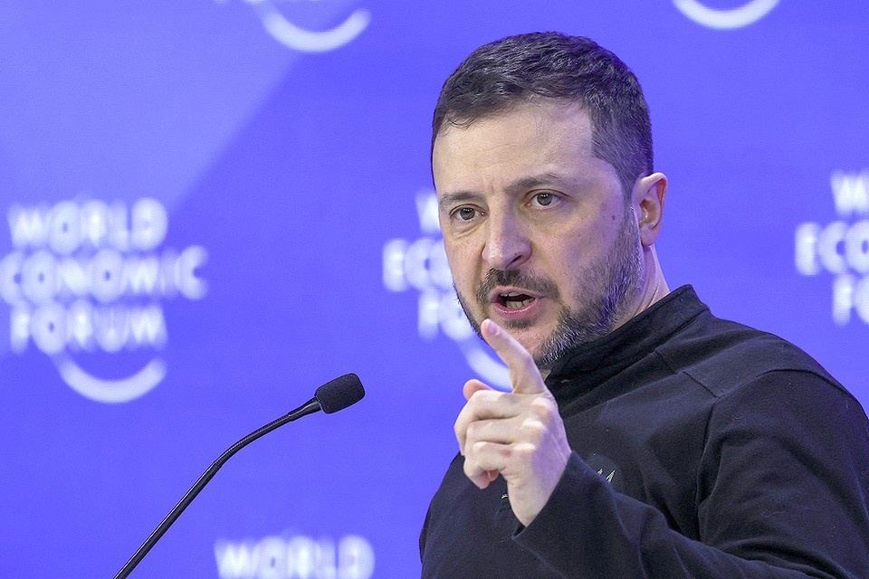 В Давосе Зеленский пообещал Европе не соглашаться на мир. Фото: REUTERS