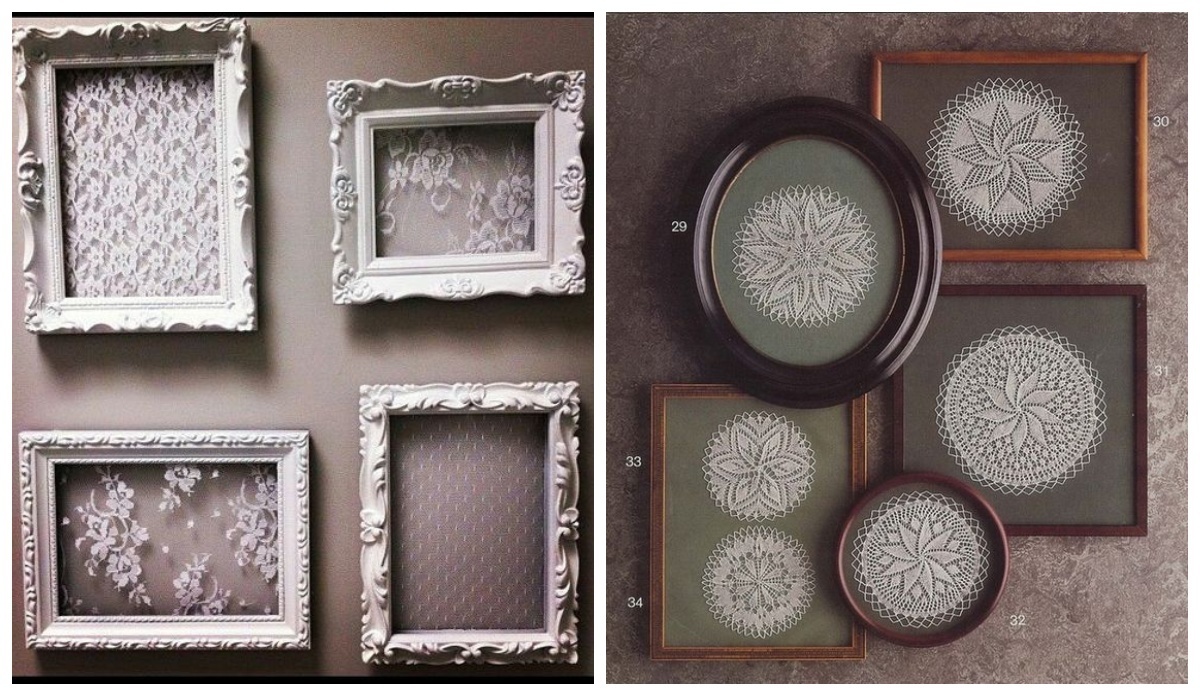    Хотите обрамить кружево? Отличная идея!