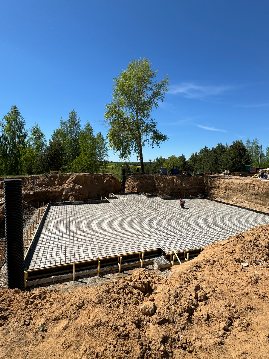 Основание цокольного этажа дома