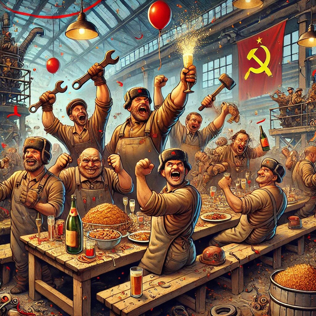 Карикатура к фельетону про ошибку бухгалтера в Челябинске. Создано при помощи gpt