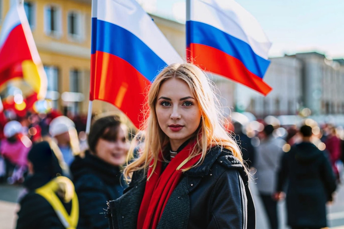 Россия – это одна большая семья, в отличие от США.  Фото: Изображение сгенерировано нейросетью Kandinsky 3.1