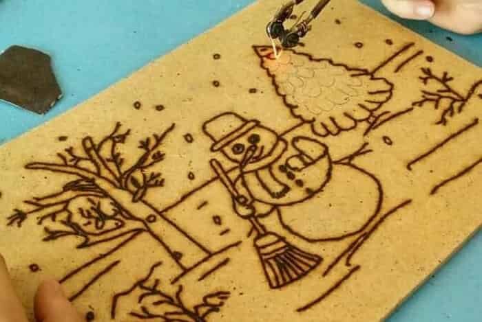 Правила работы с выжигателем по дереву для начинающих