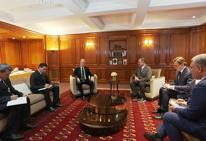 Встреча Национального Лидера туркменского народа Туркменистана Гурбангулы Бердымухамедова с руководителем французской компании Bouygues Мартеном Буигом, 20-21 января, 2025 г., Монако (Фото: Watan habarlary)