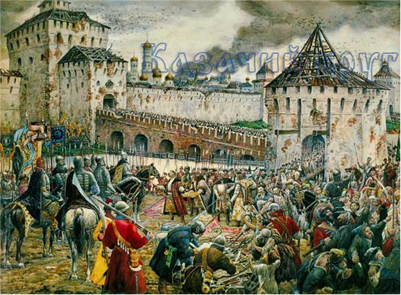 Казачий Круг под Москвой. 1612 год.