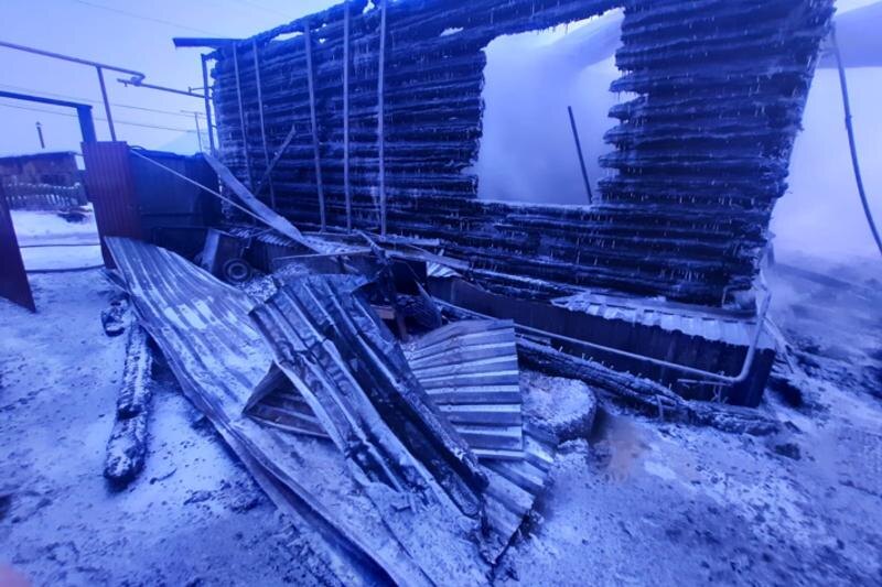    Фото: пресс-служба СУ СКР по Курганской области. Место происшествия в селе Канаши Шадринского района