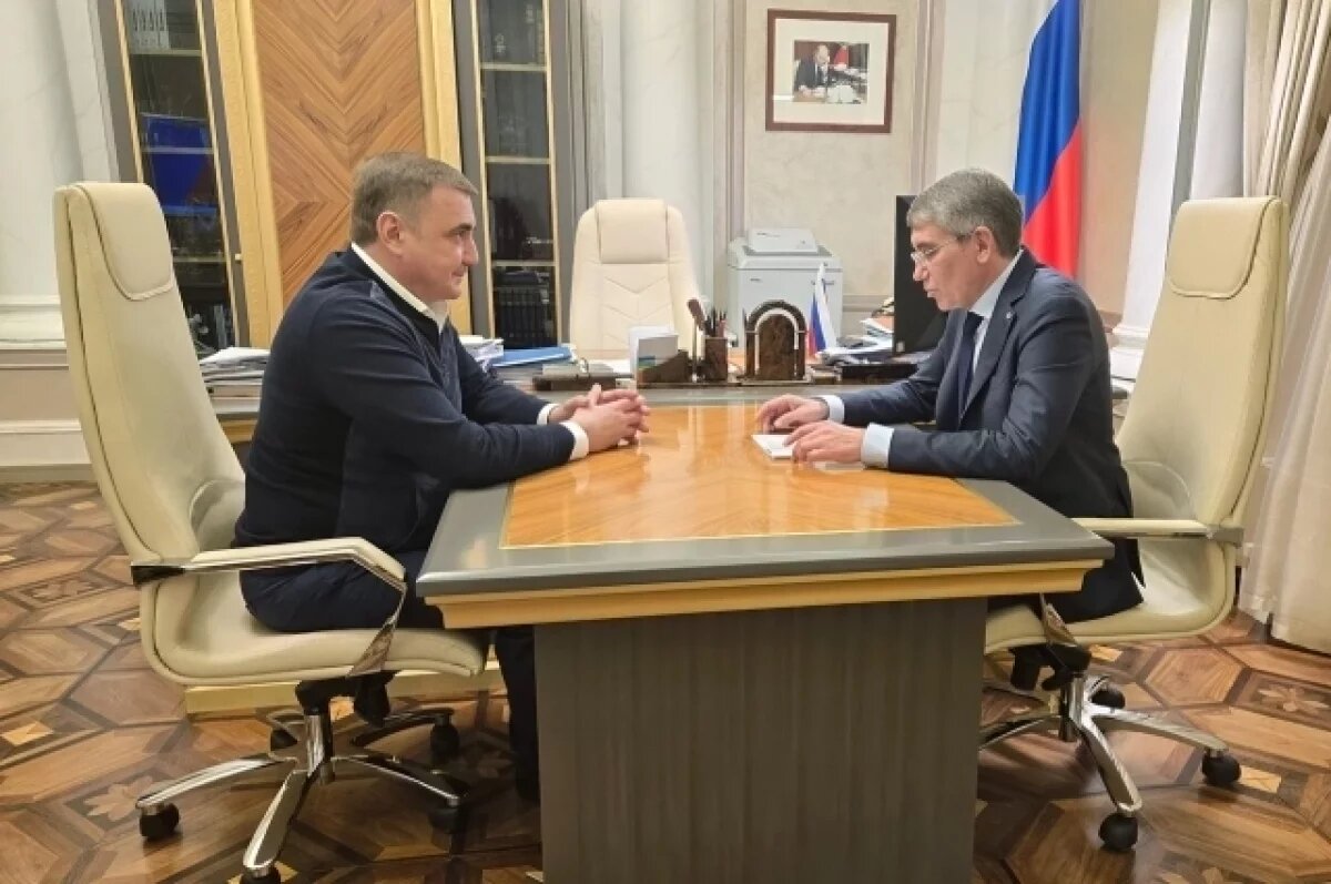    Губернатор Тульской области встретился с Помощником Президента РФ