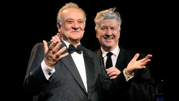 Слева Анжело Бадаламенти, справа Дэвид Линч