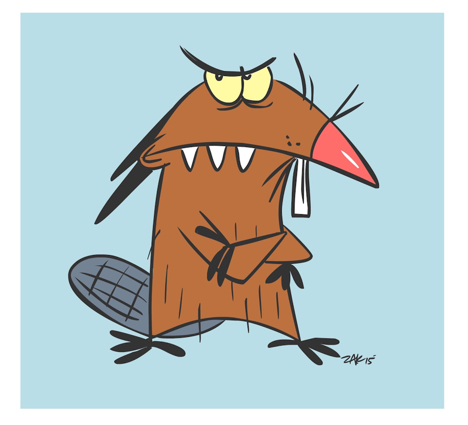 Добрый бобрик.