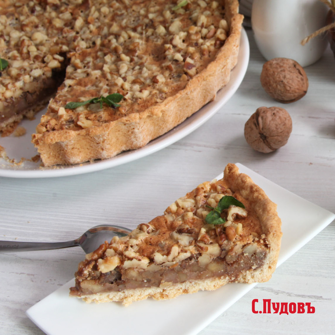 🍯 Нежный медовый пирог с орешками