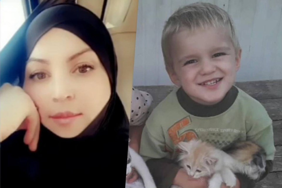 Айзан с сыном. Фото опубликовано «КП-Северный Кавказ» из архива героини публикации