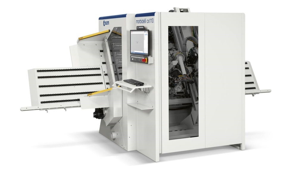 Вертикальный сверлильно-присадочный станок компании SCM