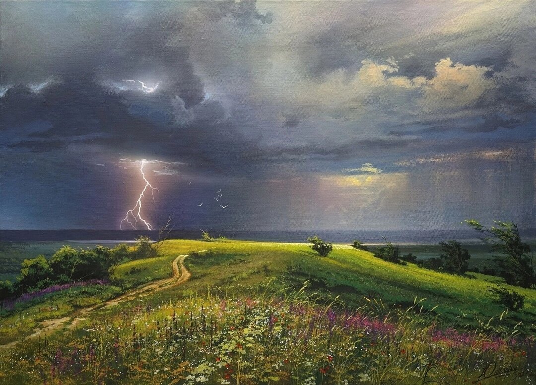 Художник картины "Пробуждение" Виктор Юшкеви