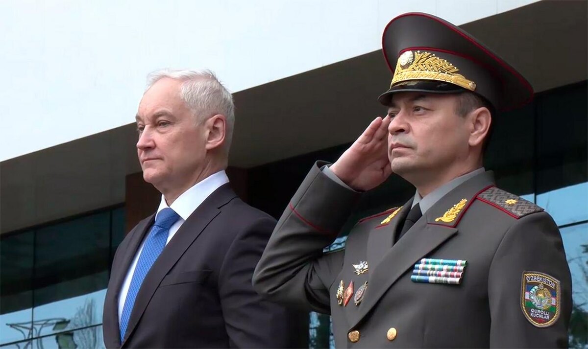 Андрей Белоусов и Шухрат Халмухамедов. Кадр из видео