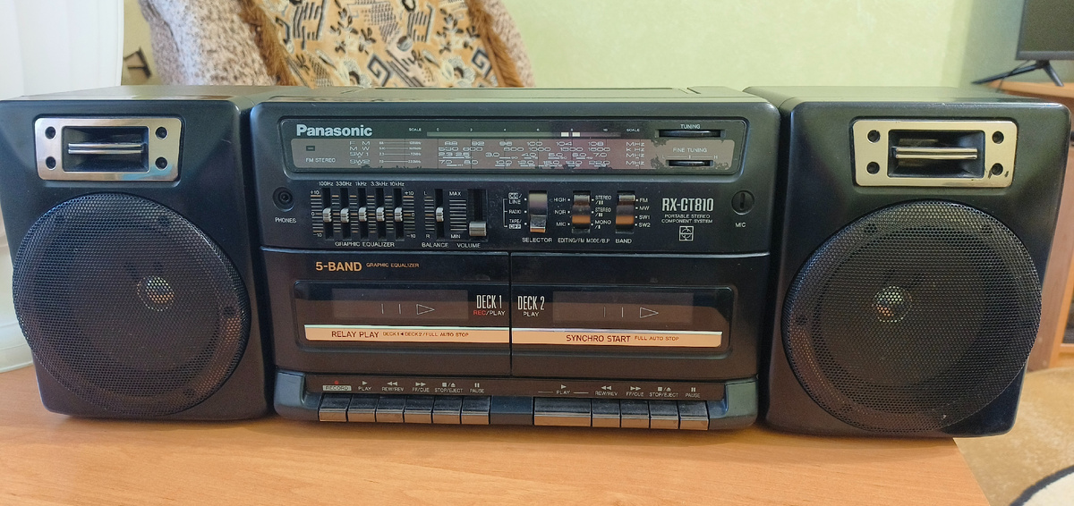 именно моя магнитола Panasonic RX-СT810